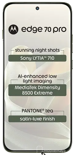 Motorola Edge 70 Pro Pantone Tea Front Image