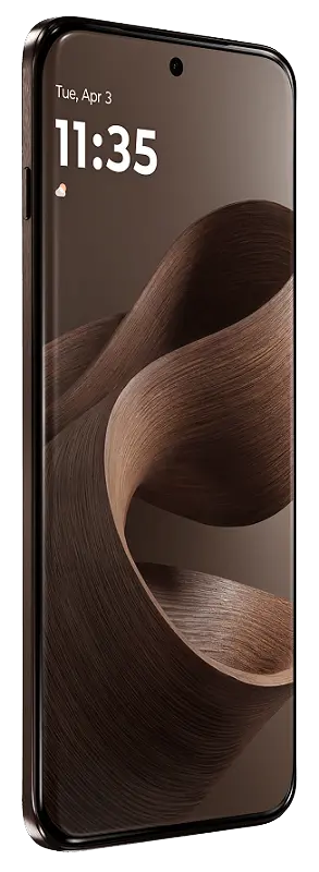 Motorola Edge 70 Pro Plus Pantone Chicory Coffee (Wood) Front Side Image