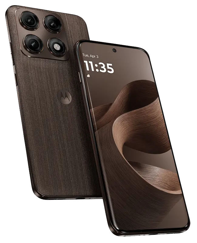 Motorola Edge 70 Pro Plus Pantone Chicory Coffee (Wood) Image
