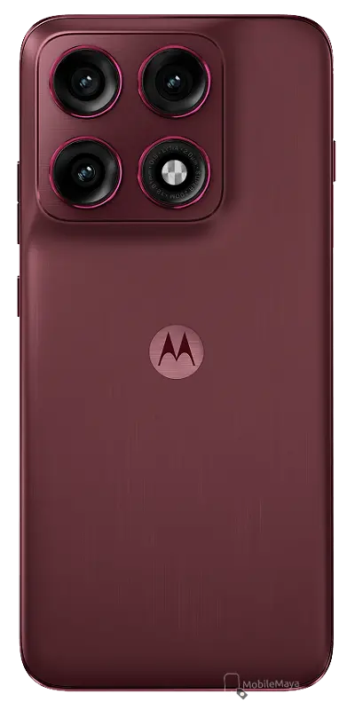 Motorola Edge 70 Pro Plus Pantone Zinfandel (Red) Back Side Image