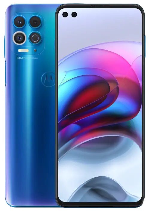 Motorola Edge S blue color image