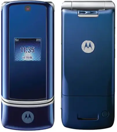 Motorola KRZR K1 blue color image