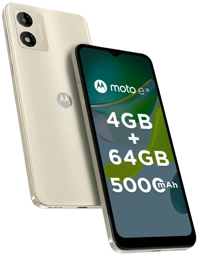 Motorola Moto E13 Creamy White image