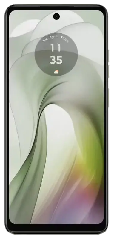 Motorola Moto E14 4G Pastel Green Front Side Image