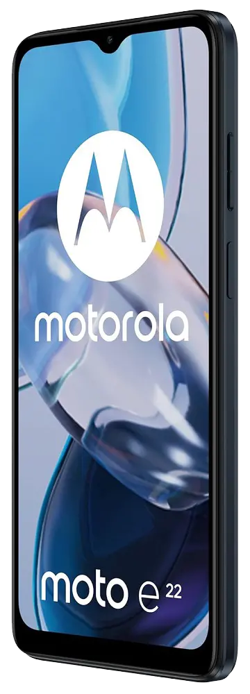 Motorola Moto E22 4G Astro Black Right Side Image