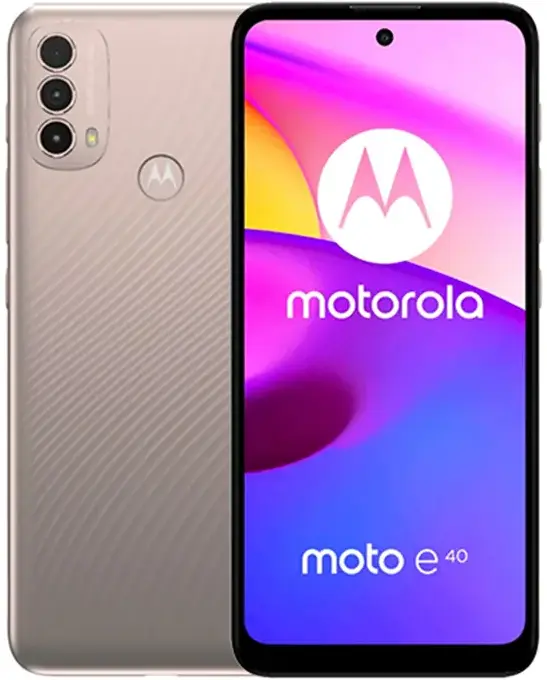Motorola Moto E40 pink image