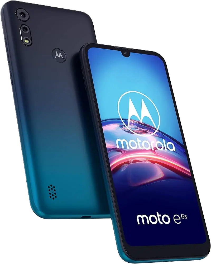 Motorola Moto E6s (2020) Peacock Blue official image