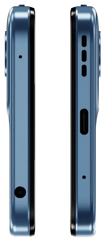Motorola Moto G Play (2024) Sapphire Blue Updown Side Image