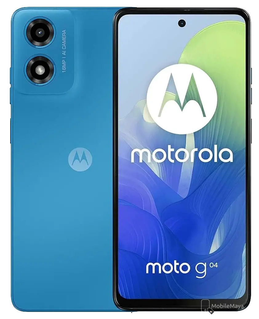 Motorola Moto G04 Satin Blue official image