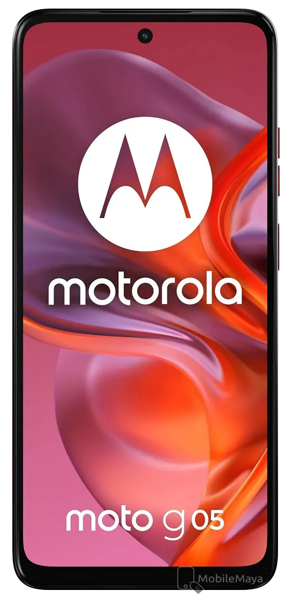 Motorola Moto G05 Front Side Image.