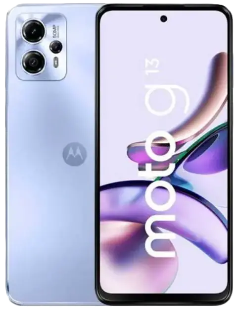 Motorola Moto G13  Lavender Blue official image