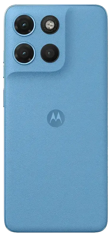 Motorola Moto G17 Pantone Alaskan Blue Back Side Image