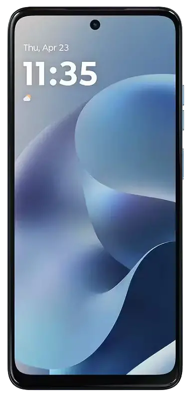 Motorola Moto G17 Pantone Alaskan Blue Front Side Image