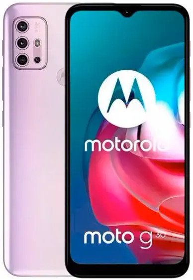 Motorola Moto G30 sky color official image