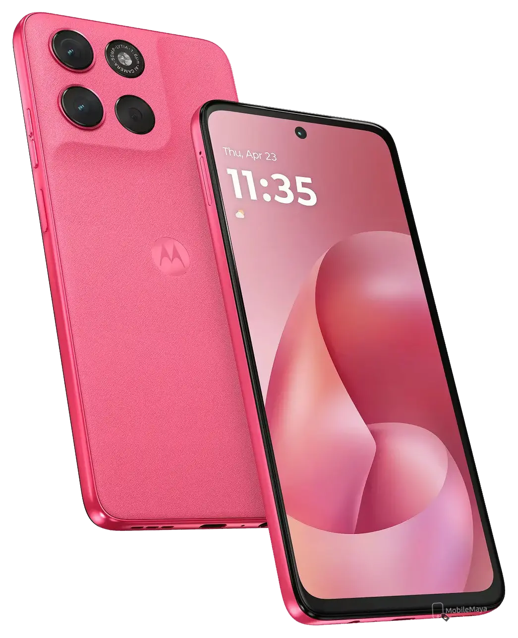 Motorola Moto G57 Power 5G PANTONE Pink Lemonade Official.