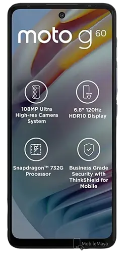 Motorola Moto G60 front side image