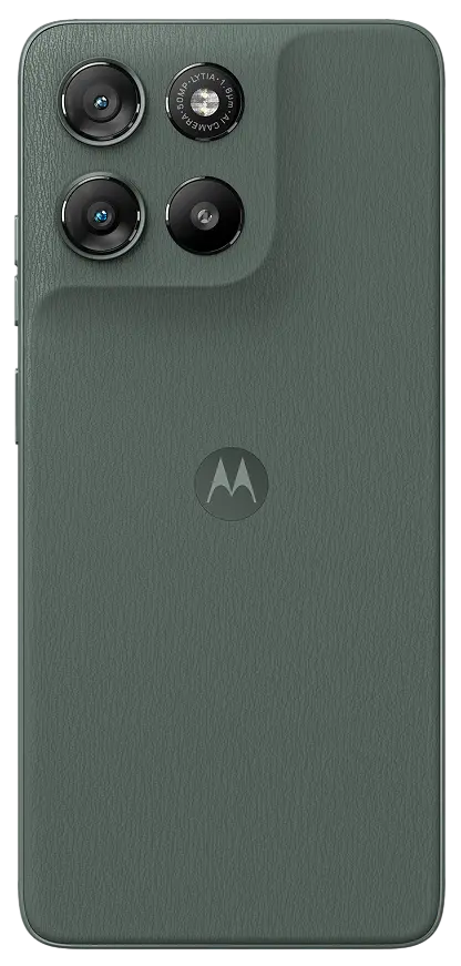 Motorola Moto G67 Power 5G PANTONE Cilantro Back Side Image.