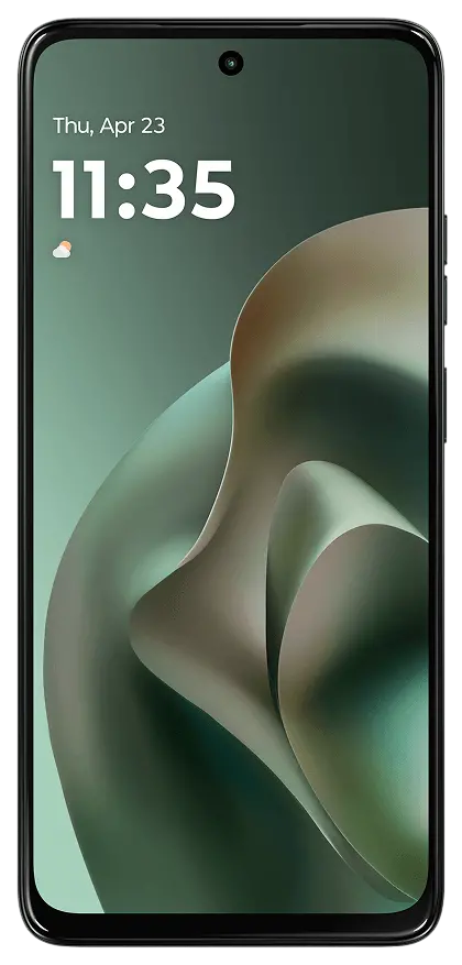 Motorola Moto G67 Power 5G PANTONE Cilantro Front Side Image.