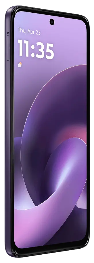 Motorola Moto G67 Power 5G PANTONE Parachute Purple Front Side Image.