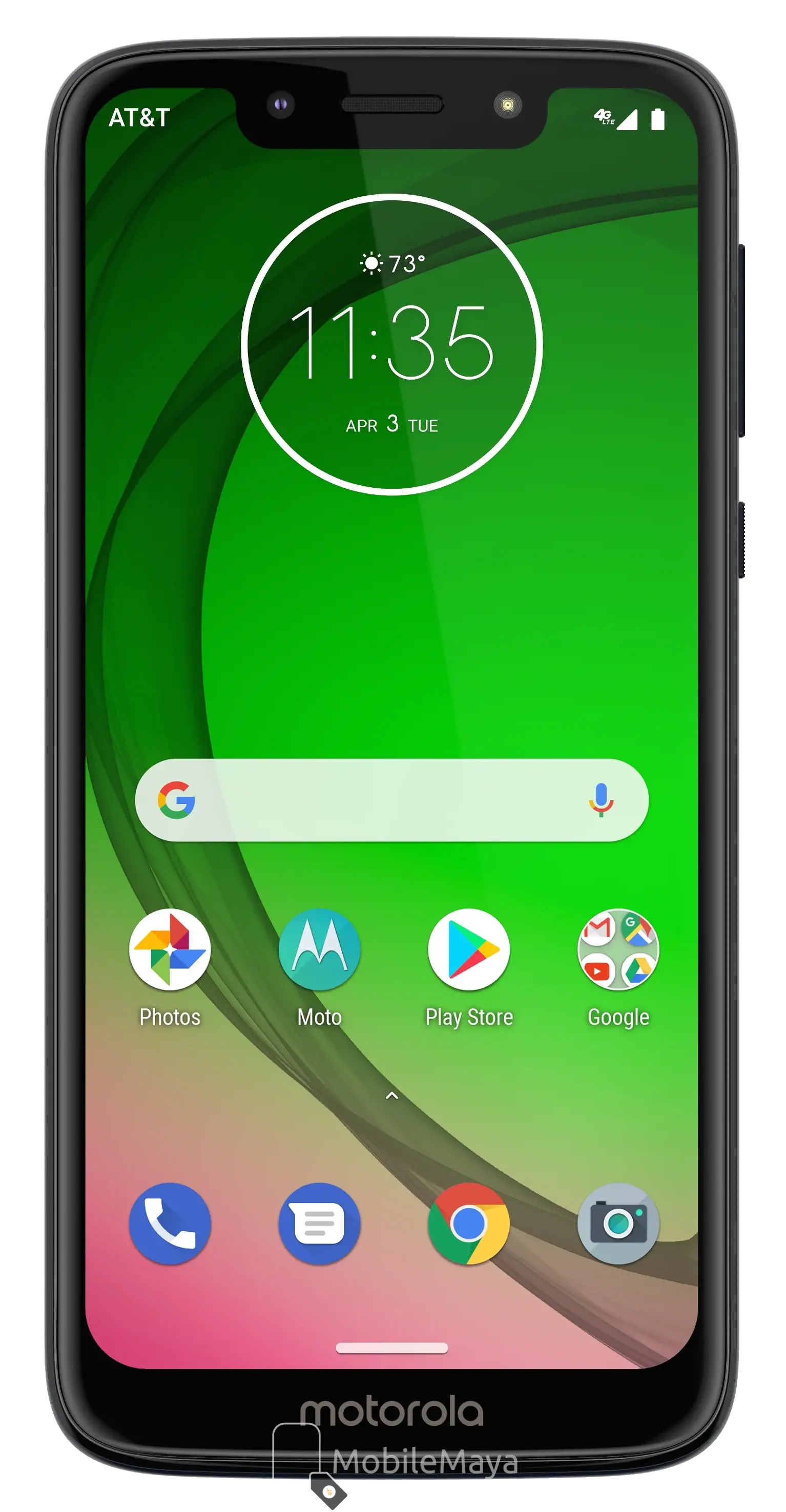 Motorola Moto G7 Play front side image