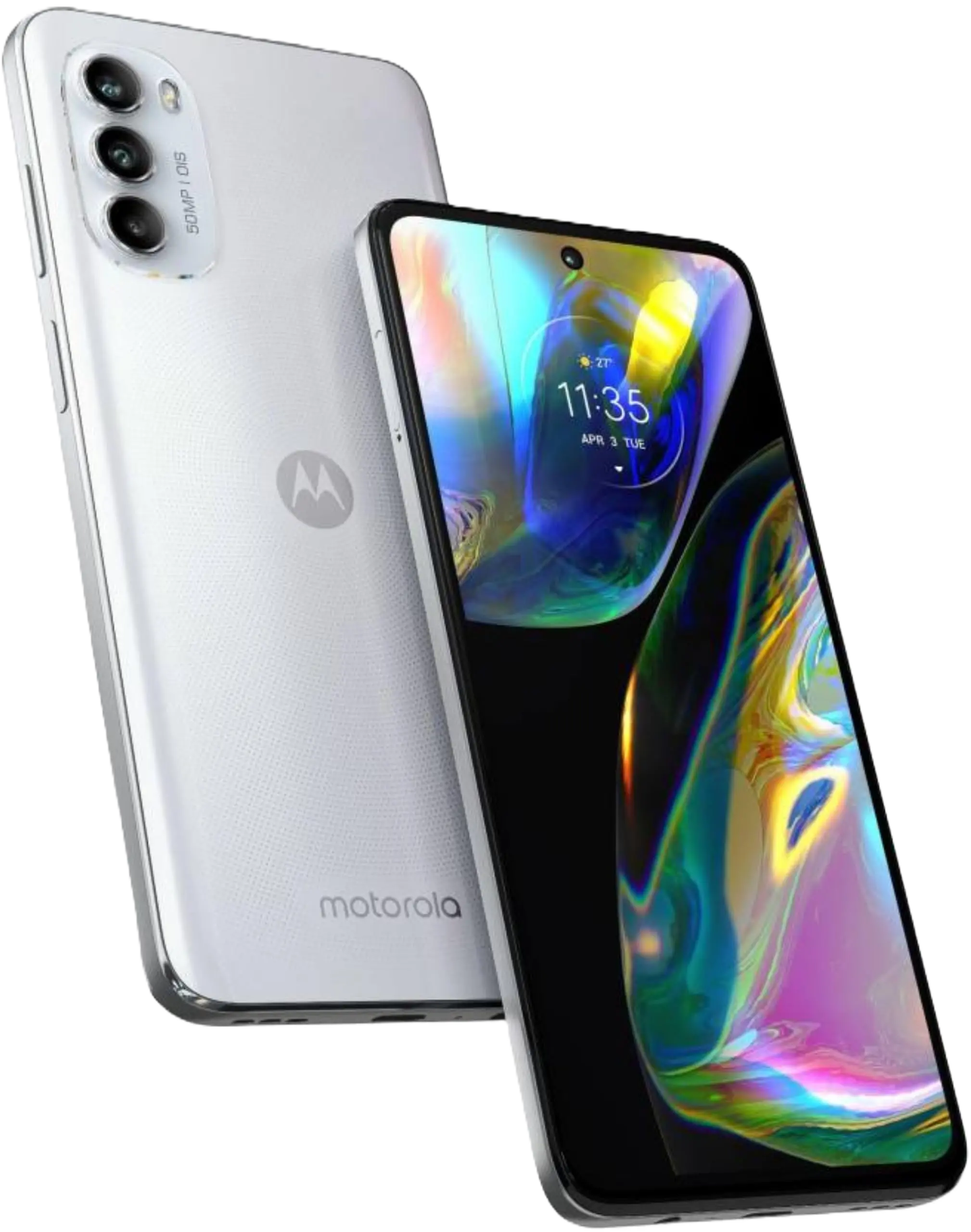 Motorola Moto G82 White Lily official image