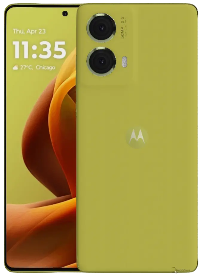 Motorola Moto G85 Olive Green front side official image