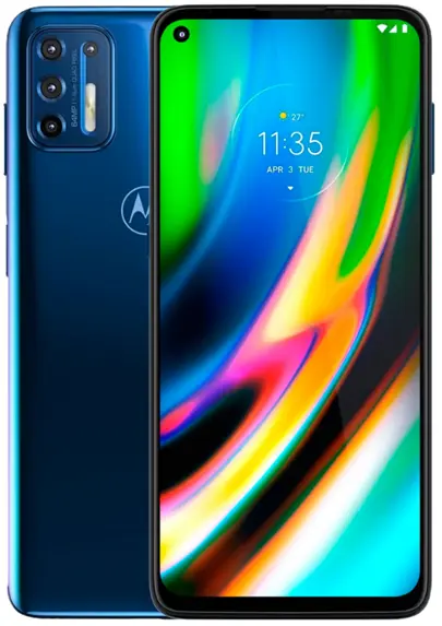 Motorola Moto G9 Plus blue official image