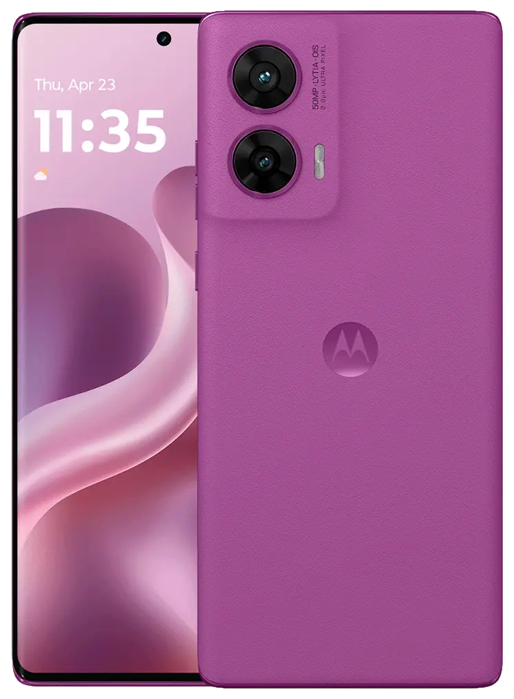 Motorola Moto G96 5G Pantone Cattleya Orchid Official.