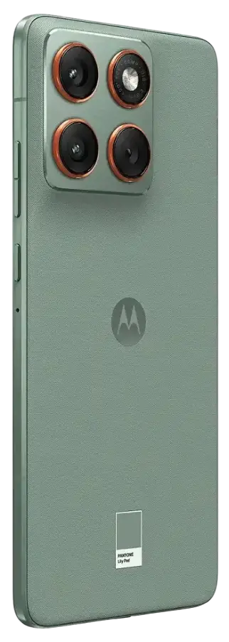 Motorola Moto X70 Air 5G Pantone Lily Pad Right Side Image.