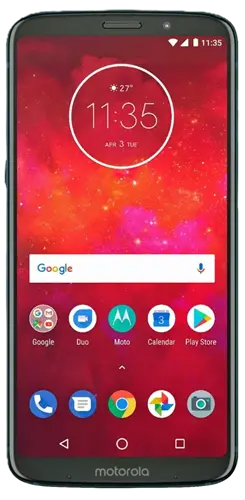 Motorola Moto Z3 Play front side official image