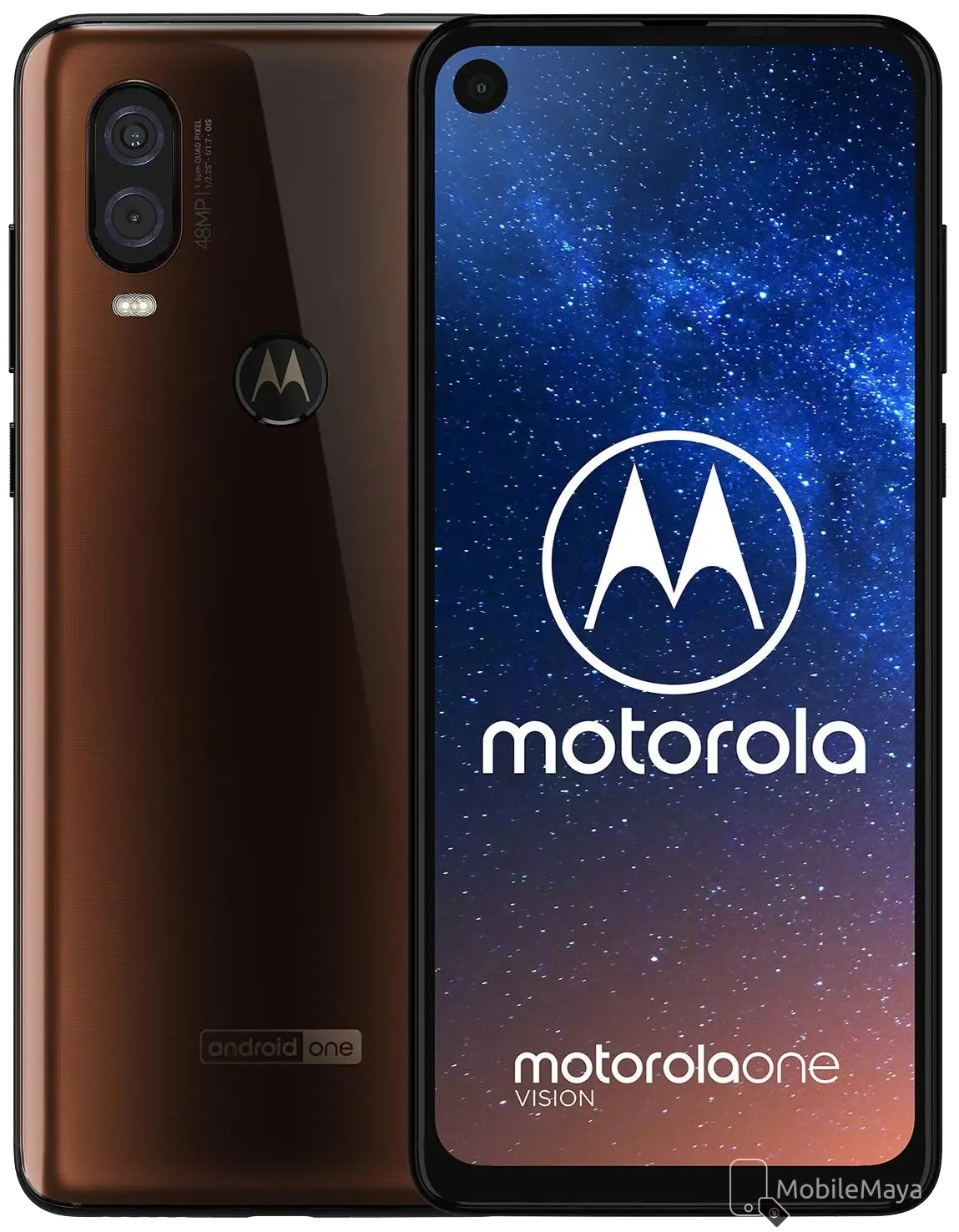Motorola One Vision Bronze gradient image