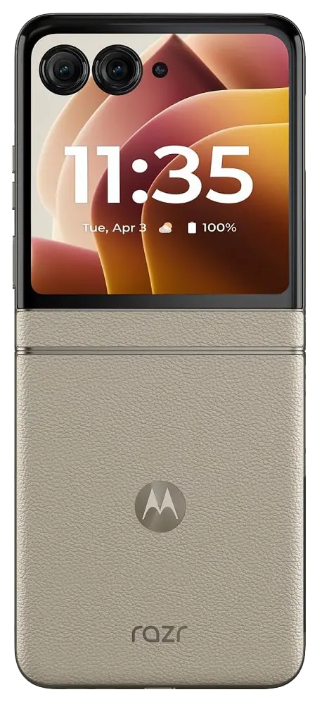 Motorola Razr 2024 Beach Sand Back Side Image