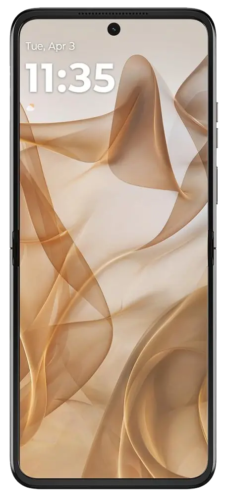 Motorola Razr 2024 Beach Sand Front Side Image