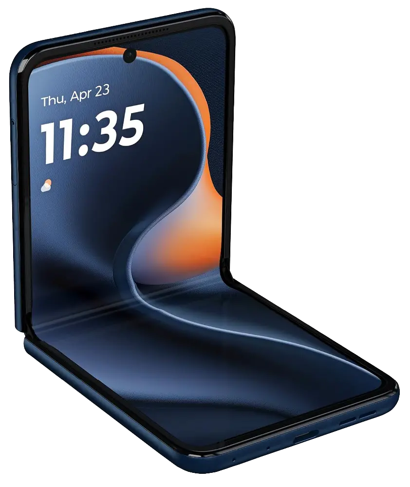 Motorola Razr 2025 Pantone Gibraltar Sea Folding Display Image