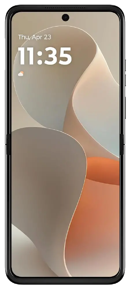 Motorola Razr 2025 Pantone Lightest Sky Front Side Image