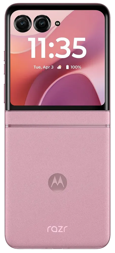 Motorola Razr 2025 Pantone Parfait Pink Back Side Image