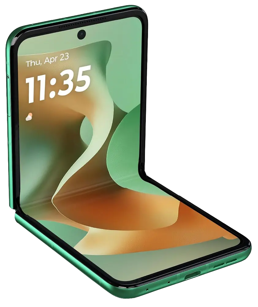 Motorola Razr 2025 Pantone Spring Bud Folding Display Image