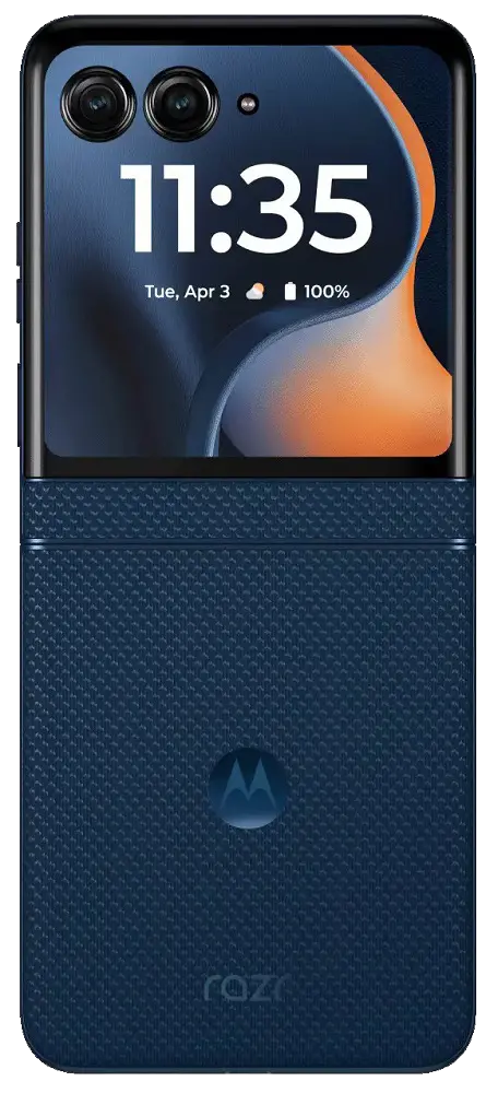 Motorola Razr 60 Pantone Gibraltar Sea Back Side Image
