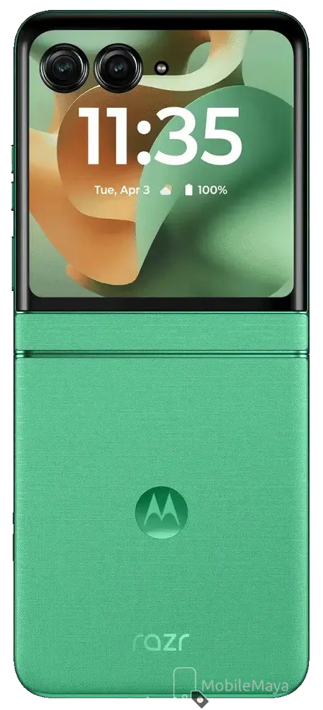 Motorola Razr 60 Pantone Spring Bud Back Side Image