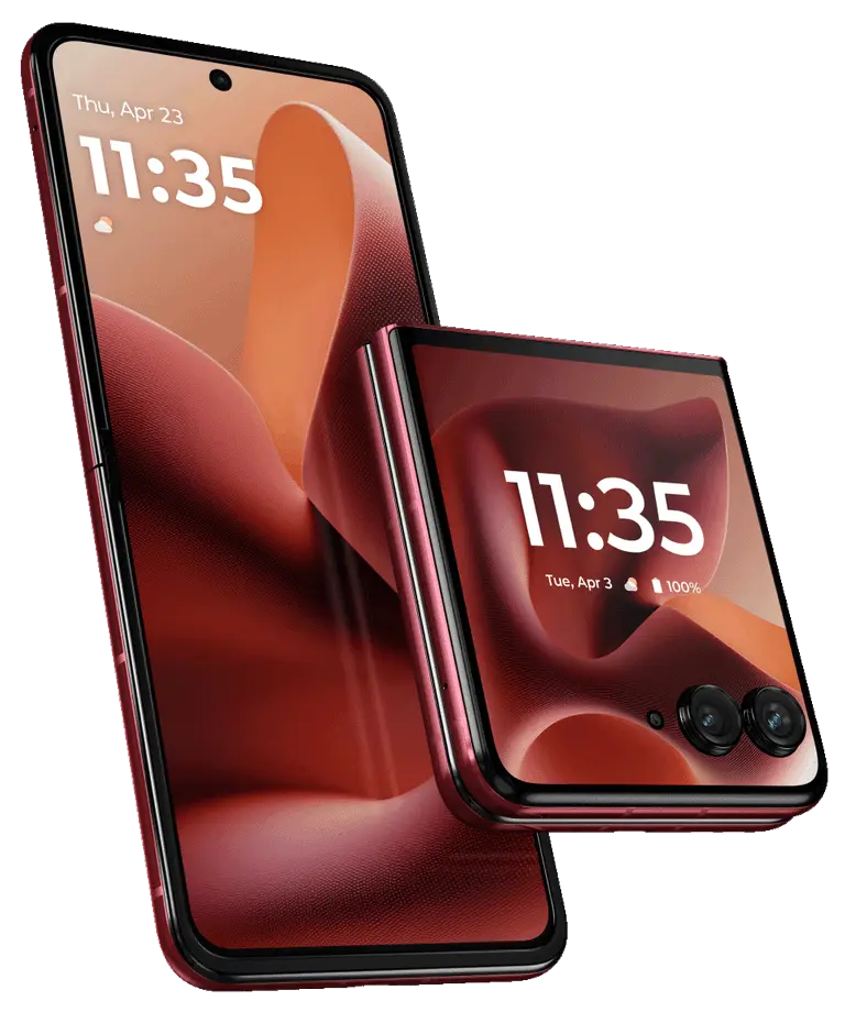 Motorola Razr 60 Ultra 5G Pantone Rio Red Image.