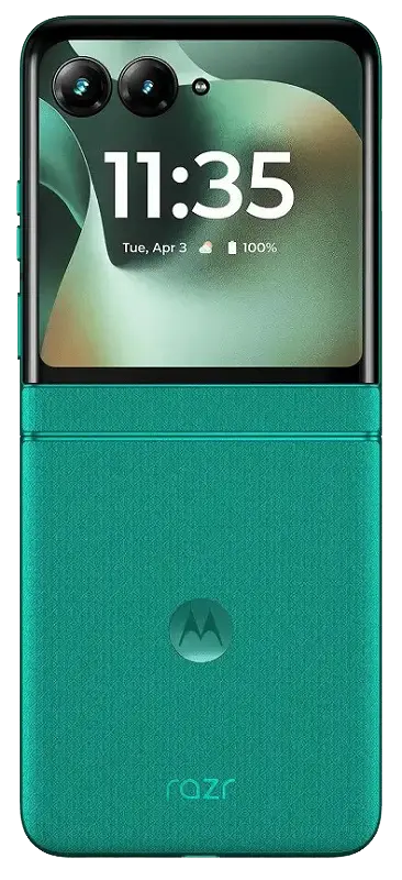Motorola Razr 70 Pantone Sporting Green Back Side Image