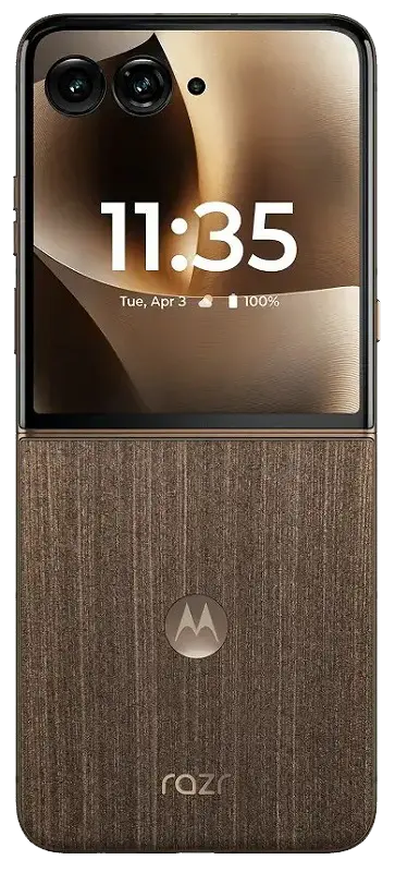 Motorola Razr 70 Ultra Pantone Cocoa Back Side Image