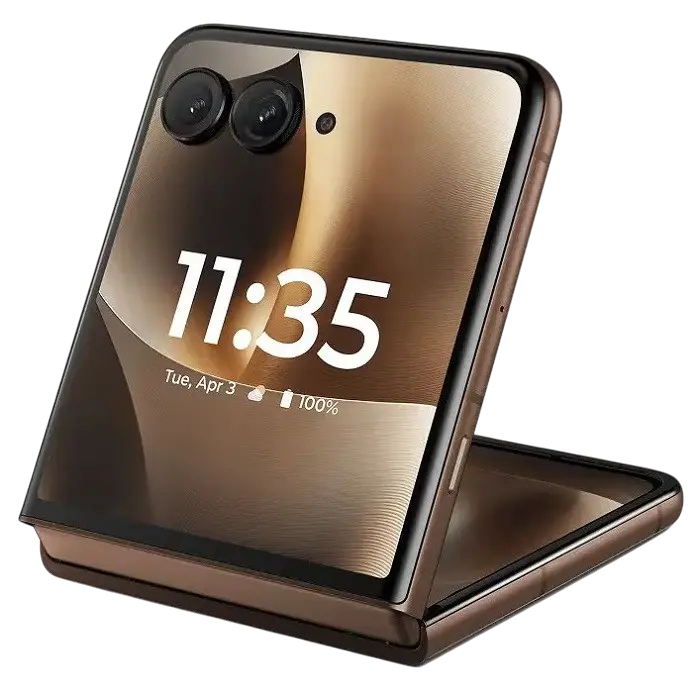 Motorola Razr 70 Ultra Pantone Cocoa Folding Image