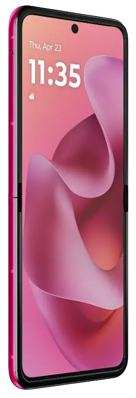 Motorola Razr Plus 2025 Pantone Hot Pink Left Side Image