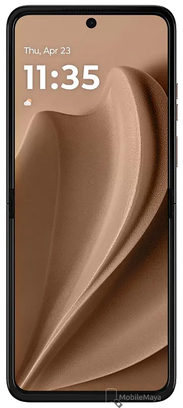 Motorola Razr Plus 2025 Pantone Mocha Mousse Front Side Image