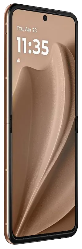 Motorola Razr Plus 2025 Pantone Mocha Mousse Left Side Image