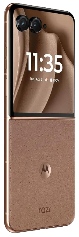 Motorola Razr Plus 2025 Pantone Mocha Mousse Right Side Image
