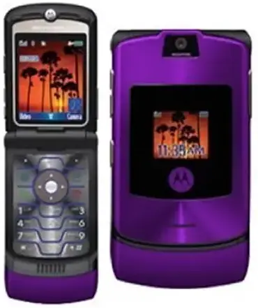 Motorola RAZR V3i purple official image