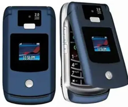 Motorola V3x blue official image