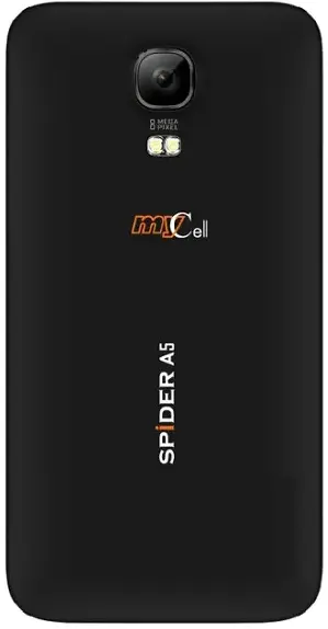 Mycell SPIDER A5 back side image